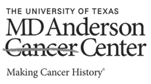 MD Anderson Cancer Center logo and tagline